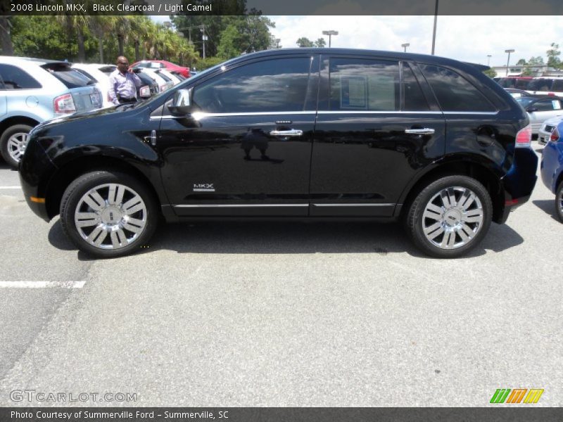 Black Clearcoat / Light Camel 2008 Lincoln MKX
