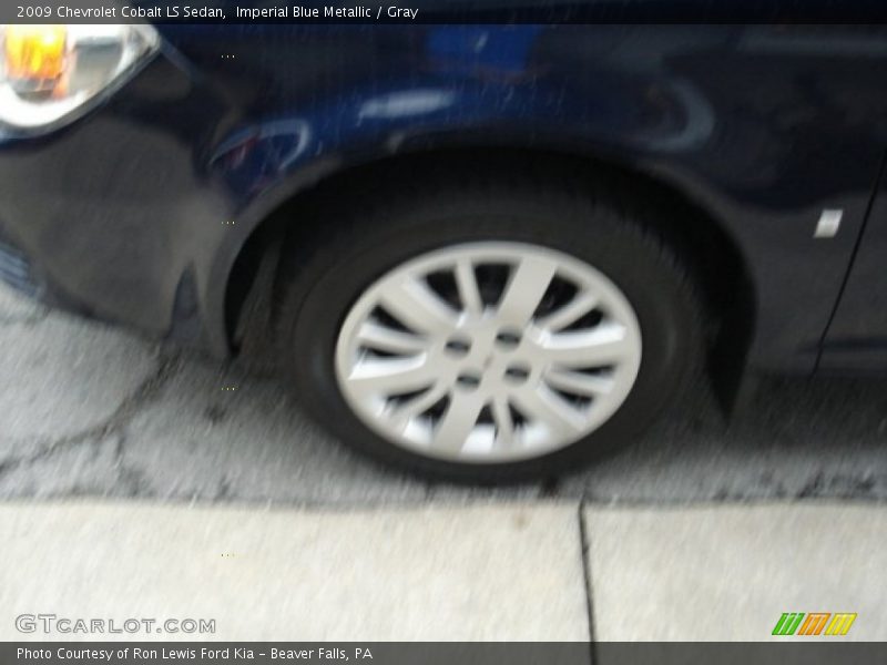 Imperial Blue Metallic / Gray 2009 Chevrolet Cobalt LS Sedan