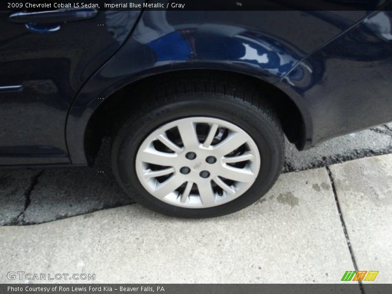 Imperial Blue Metallic / Gray 2009 Chevrolet Cobalt LS Sedan