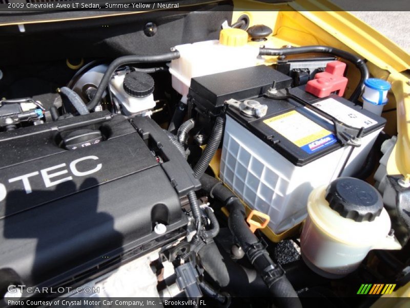 Summer Yellow / Neutral 2009 Chevrolet Aveo LT Sedan