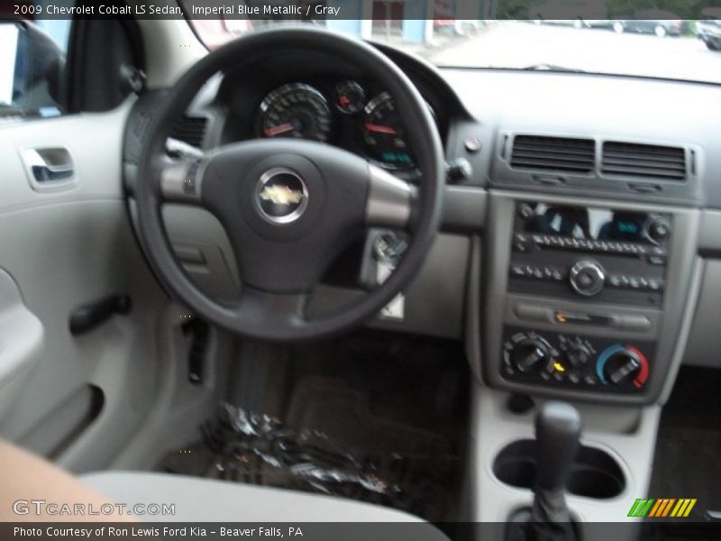 Imperial Blue Metallic / Gray 2009 Chevrolet Cobalt LS Sedan