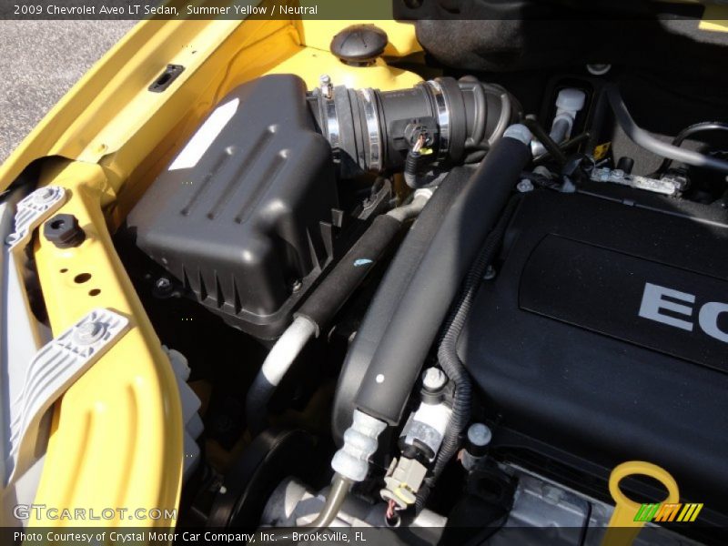 Summer Yellow / Neutral 2009 Chevrolet Aveo LT Sedan