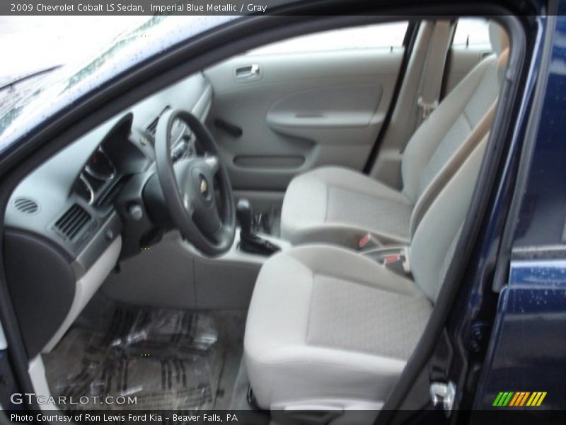 Imperial Blue Metallic / Gray 2009 Chevrolet Cobalt LS Sedan