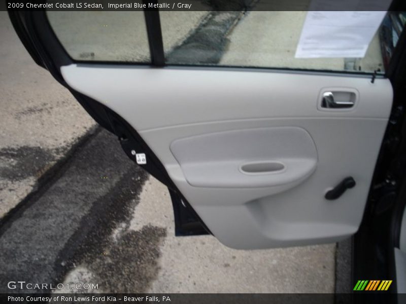Imperial Blue Metallic / Gray 2009 Chevrolet Cobalt LS Sedan