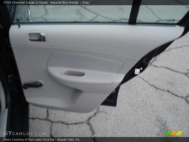 Imperial Blue Metallic / Gray 2009 Chevrolet Cobalt LS Sedan