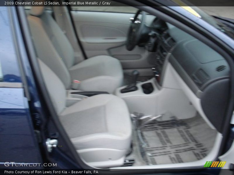Imperial Blue Metallic / Gray 2009 Chevrolet Cobalt LS Sedan