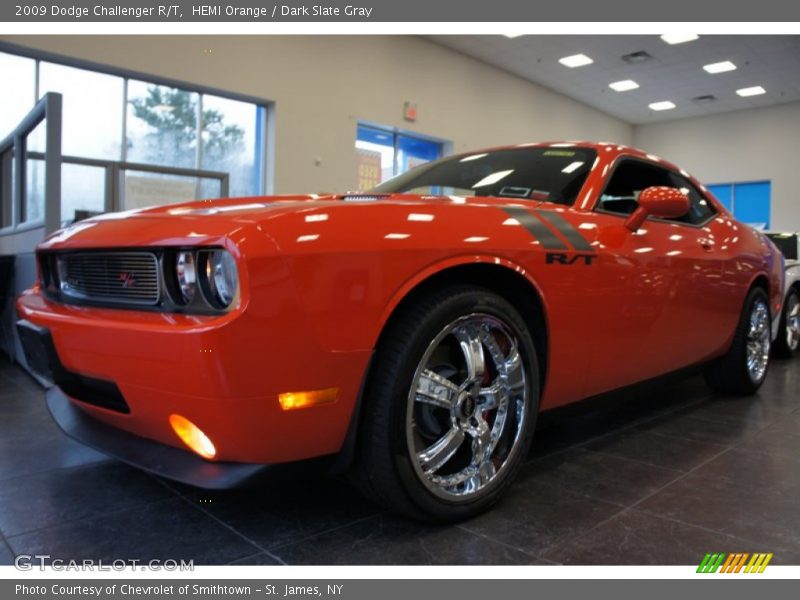 HEMI Orange / Dark Slate Gray 2009 Dodge Challenger R/T