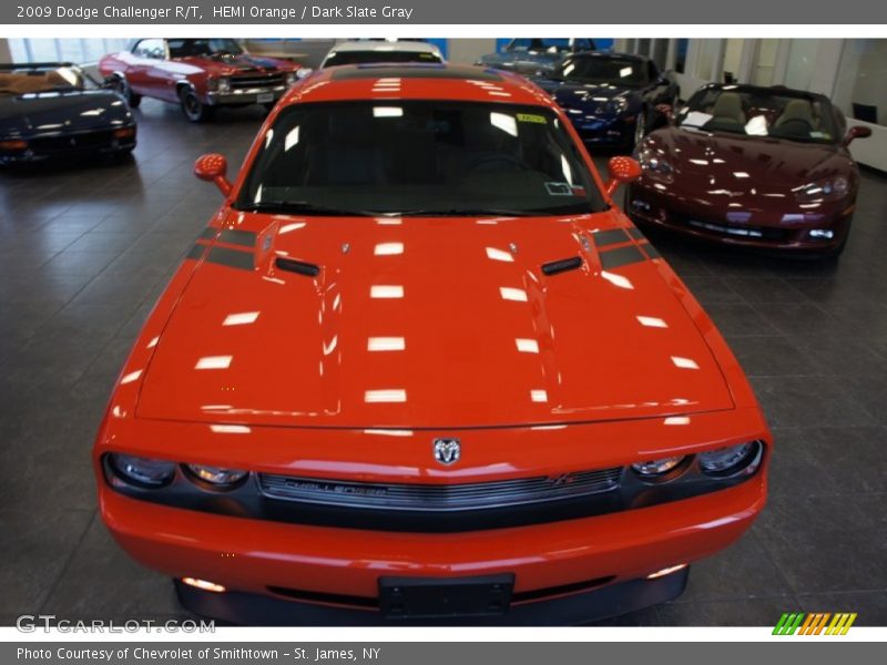 HEMI Orange / Dark Slate Gray 2009 Dodge Challenger R/T
