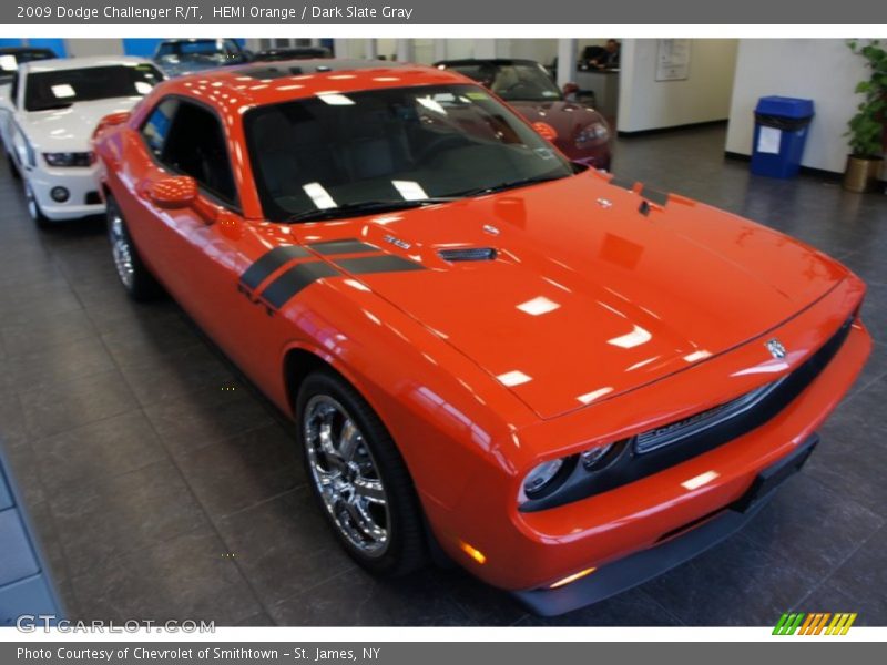 HEMI Orange / Dark Slate Gray 2009 Dodge Challenger R/T