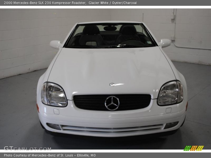 Glacier White / Oyster/Charcoal 2000 Mercedes-Benz SLK 230 Kompressor Roadster