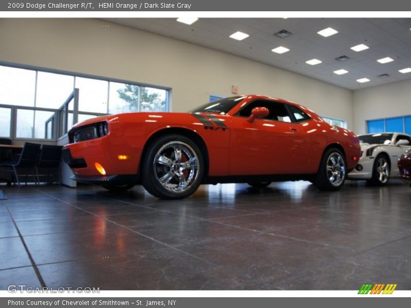 HEMI Orange / Dark Slate Gray 2009 Dodge Challenger R/T