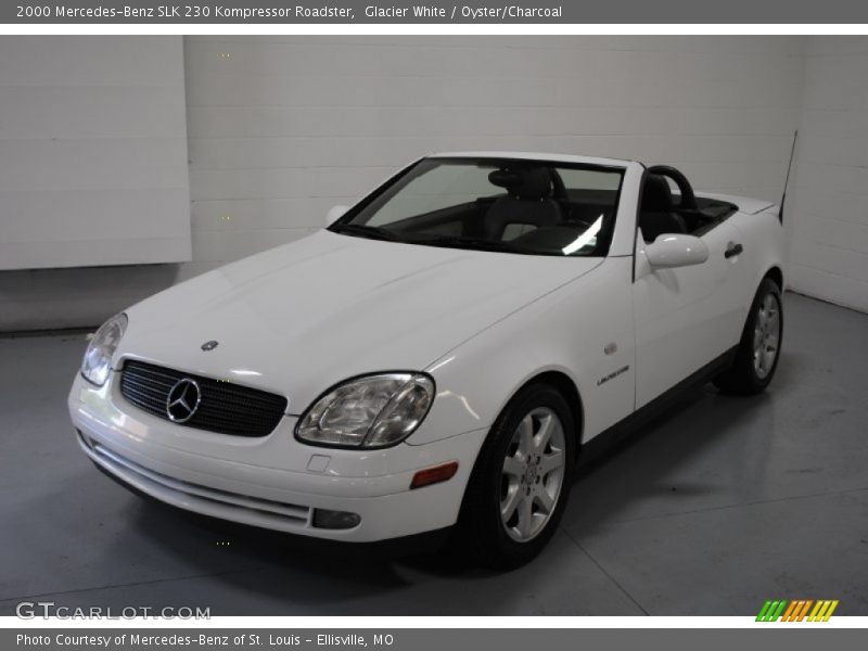 Glacier White / Oyster/Charcoal 2000 Mercedes-Benz SLK 230 Kompressor Roadster