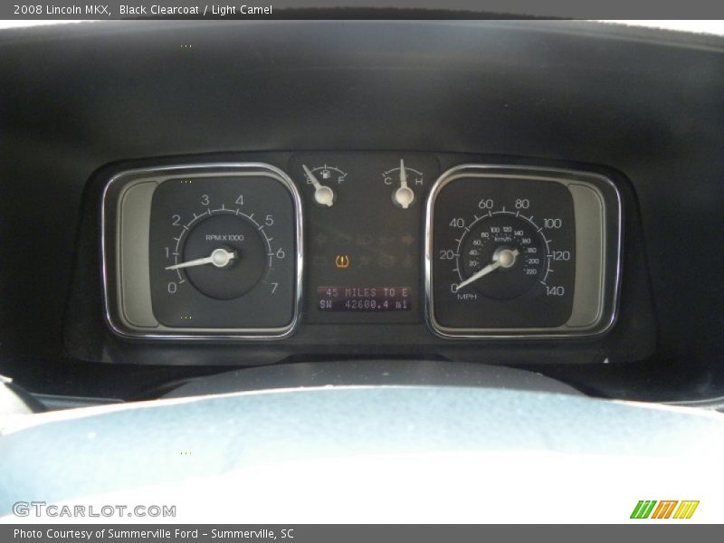 Black Clearcoat / Light Camel 2008 Lincoln MKX