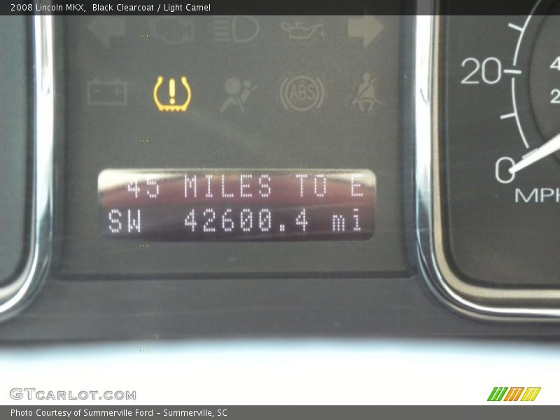 Black Clearcoat / Light Camel 2008 Lincoln MKX