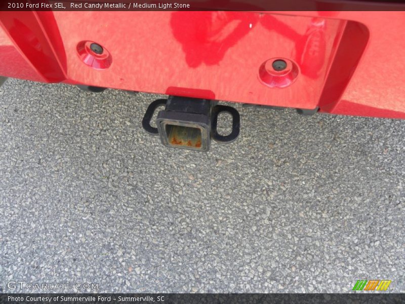 Red Candy Metallic / Medium Light Stone 2010 Ford Flex SEL