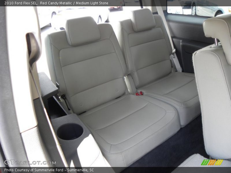 Red Candy Metallic / Medium Light Stone 2010 Ford Flex SEL