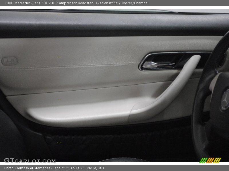Glacier White / Oyster/Charcoal 2000 Mercedes-Benz SLK 230 Kompressor Roadster