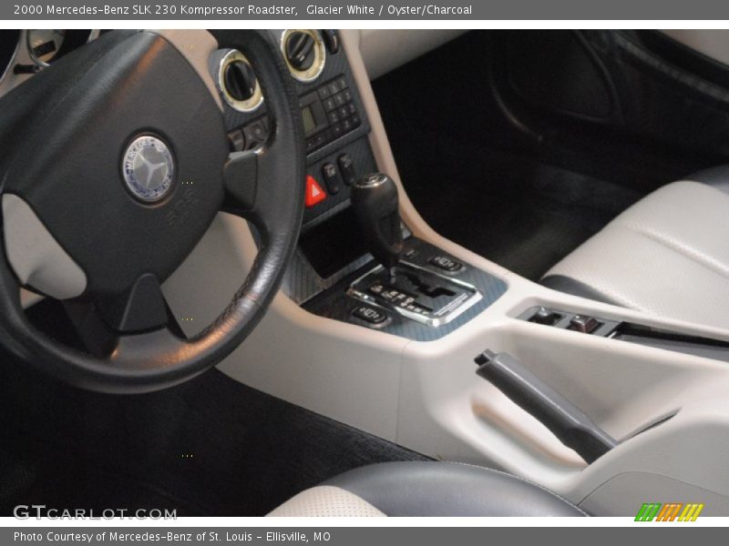 Glacier White / Oyster/Charcoal 2000 Mercedes-Benz SLK 230 Kompressor Roadster