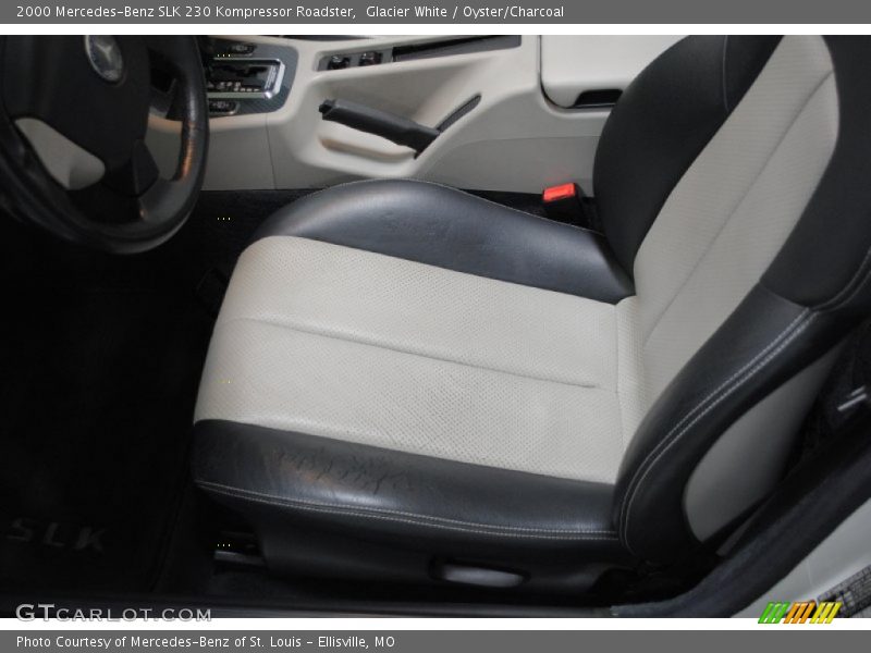 Glacier White / Oyster/Charcoal 2000 Mercedes-Benz SLK 230 Kompressor Roadster