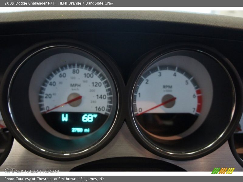 HEMI Orange / Dark Slate Gray 2009 Dodge Challenger R/T