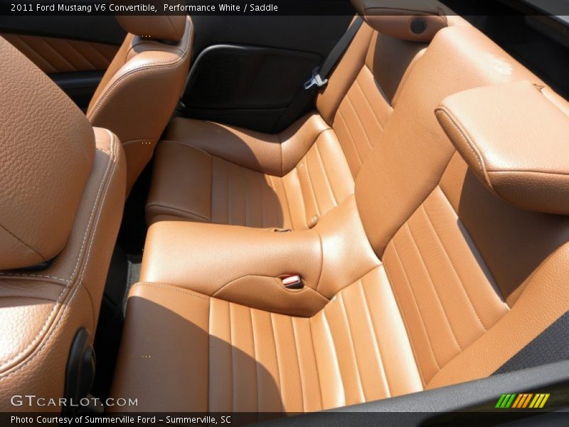 Performance White / Saddle 2011 Ford Mustang V6 Convertible