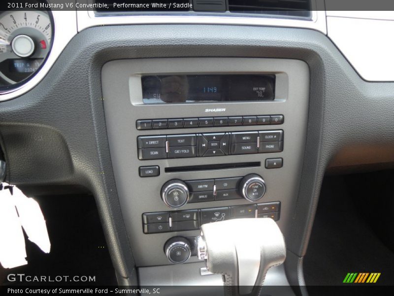 Performance White / Saddle 2011 Ford Mustang V6 Convertible
