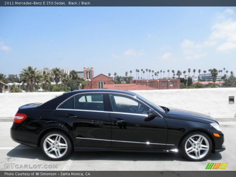 Black / Black 2011 Mercedes-Benz E 350 Sedan