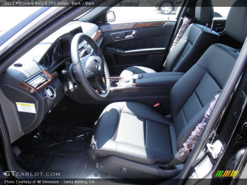 Black / Black 2011 Mercedes-Benz E 350 Sedan