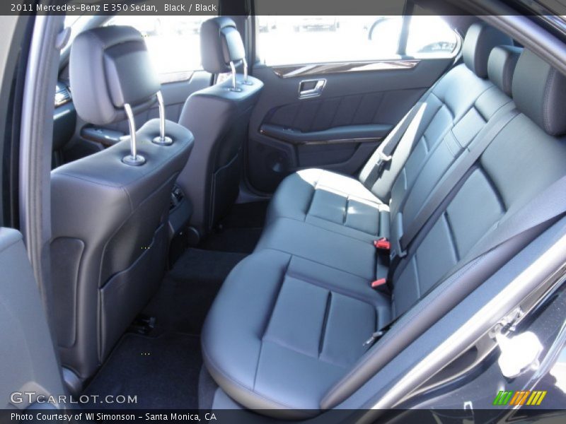 Black / Black 2011 Mercedes-Benz E 350 Sedan