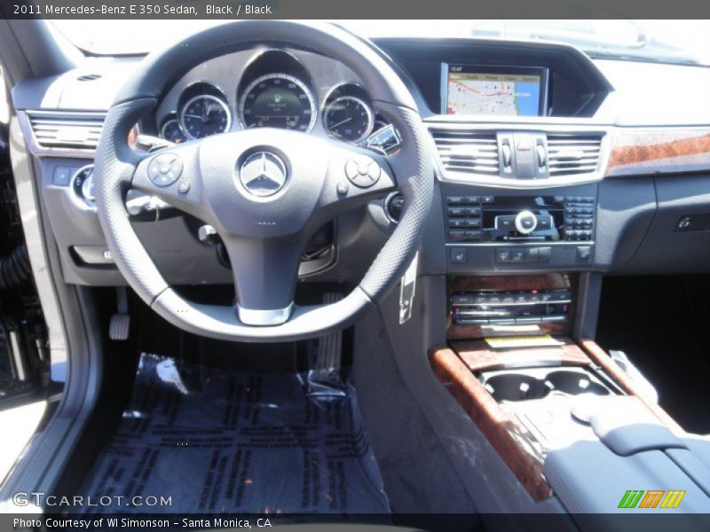 Black / Black 2011 Mercedes-Benz E 350 Sedan