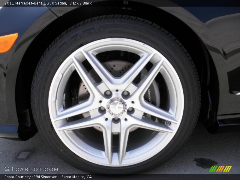 Black / Black 2011 Mercedes-Benz E 350 Sedan