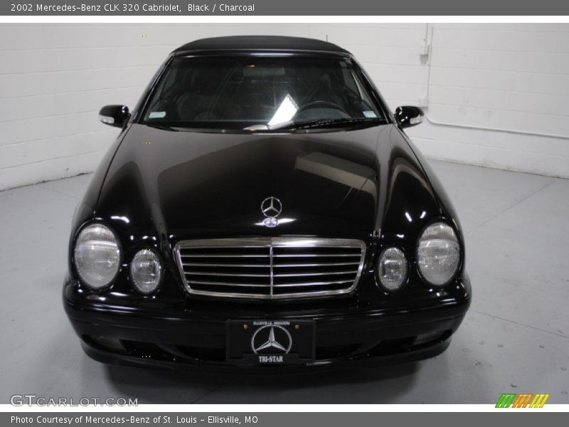 Black / Charcoal 2002 Mercedes-Benz CLK 320 Cabriolet