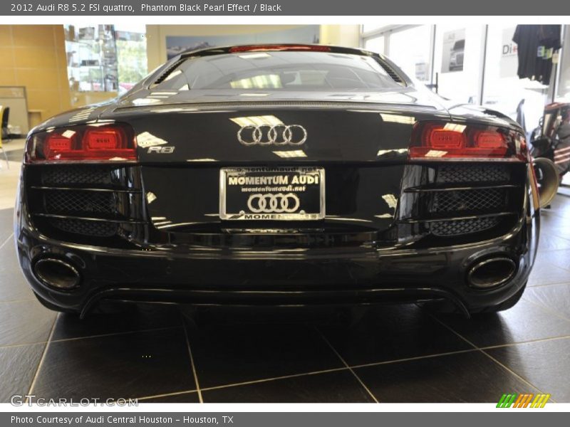 Phantom Black Pearl Effect / Black 2012 Audi R8 5.2 FSI quattro