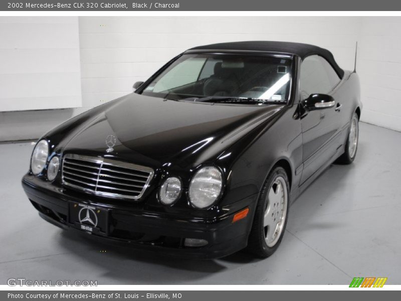 Black / Charcoal 2002 Mercedes-Benz CLK 320 Cabriolet