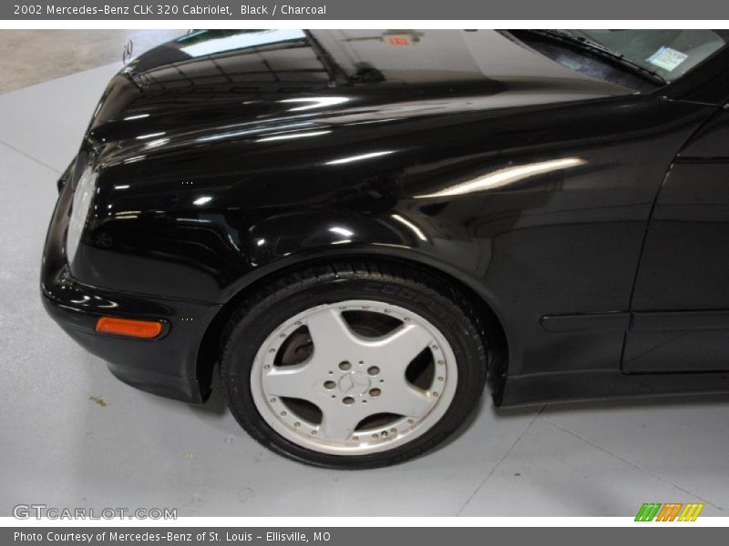 Black / Charcoal 2002 Mercedes-Benz CLK 320 Cabriolet