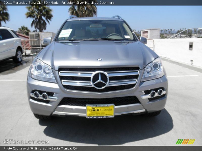 Palladium Silver Metallic / Cashmere 2011 Mercedes-Benz GL 450 4Matic