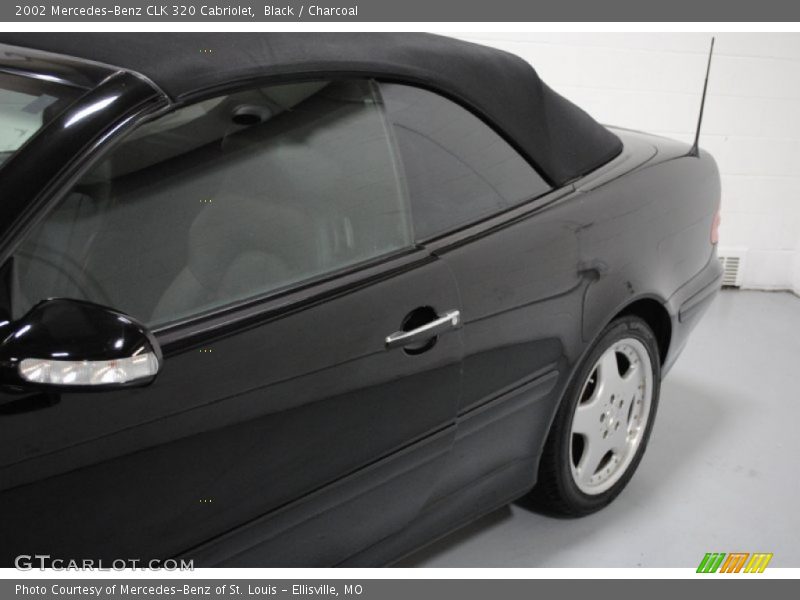 Black / Charcoal 2002 Mercedes-Benz CLK 320 Cabriolet