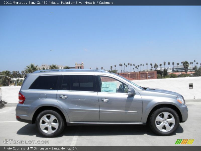 Palladium Silver Metallic / Cashmere 2011 Mercedes-Benz GL 450 4Matic