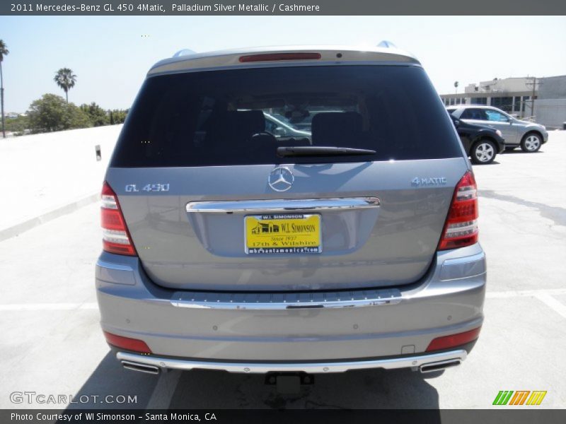 Palladium Silver Metallic / Cashmere 2011 Mercedes-Benz GL 450 4Matic