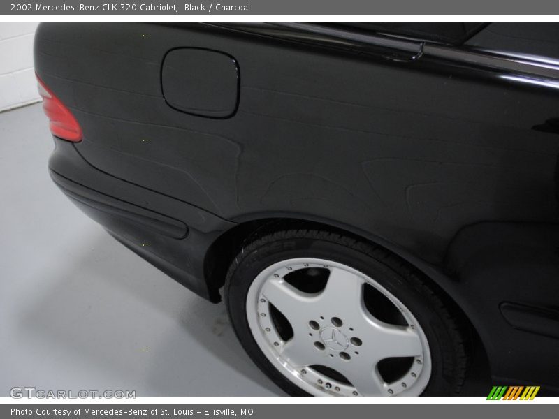 Black / Charcoal 2002 Mercedes-Benz CLK 320 Cabriolet