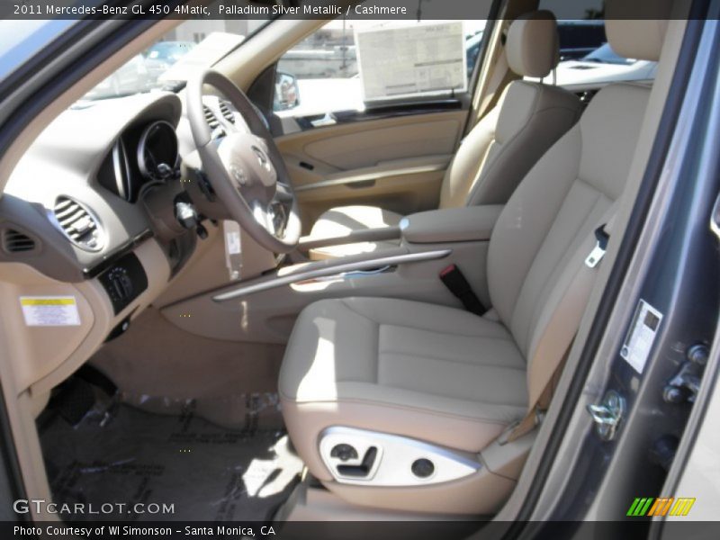 Palladium Silver Metallic / Cashmere 2011 Mercedes-Benz GL 450 4Matic
