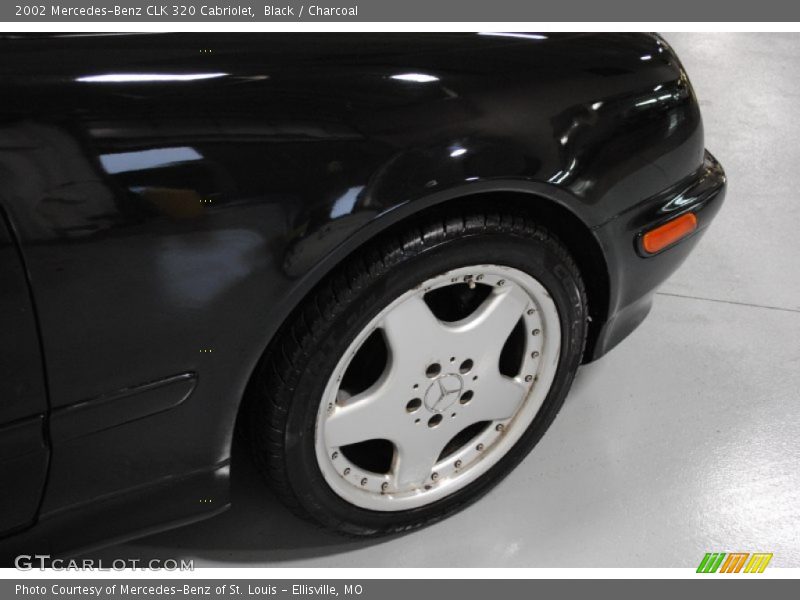 Black / Charcoal 2002 Mercedes-Benz CLK 320 Cabriolet
