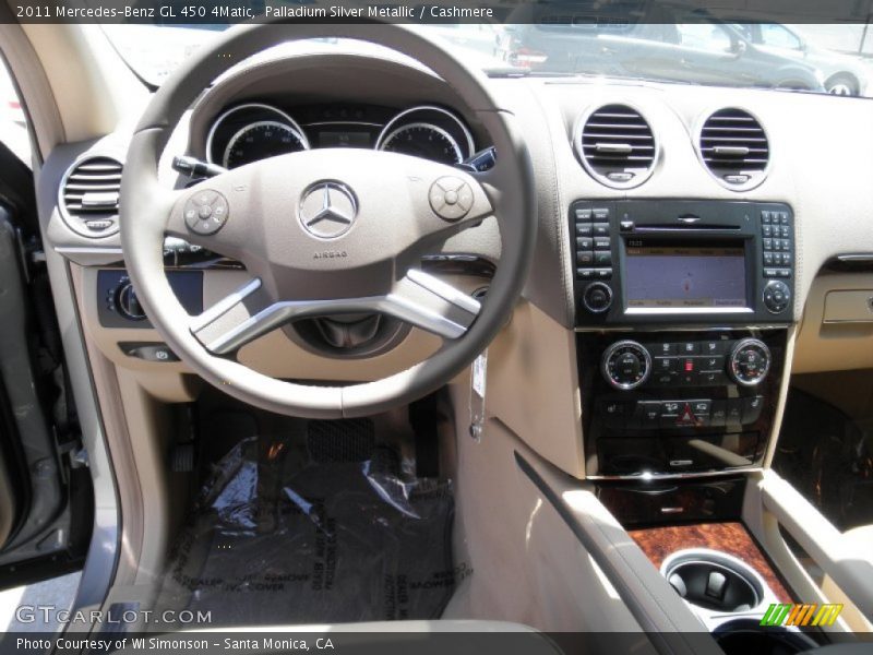 Palladium Silver Metallic / Cashmere 2011 Mercedes-Benz GL 450 4Matic