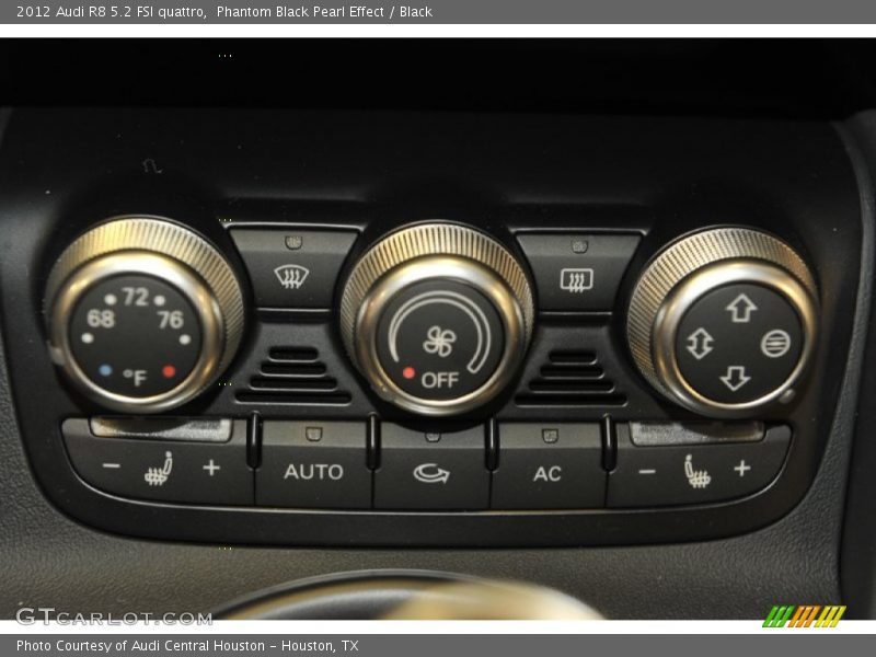 Controls of 2012 R8 5.2 FSI quattro