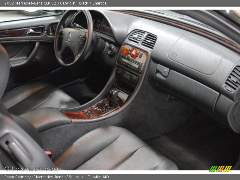 Black / Charcoal 2002 Mercedes-Benz CLK 320 Cabriolet