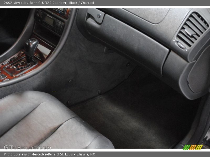 Black / Charcoal 2002 Mercedes-Benz CLK 320 Cabriolet