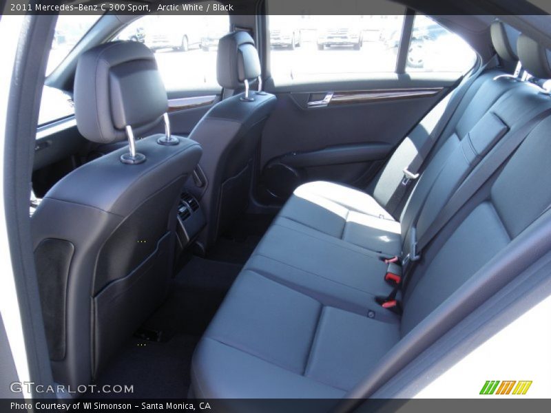 Arctic White / Black 2011 Mercedes-Benz C 300 Sport