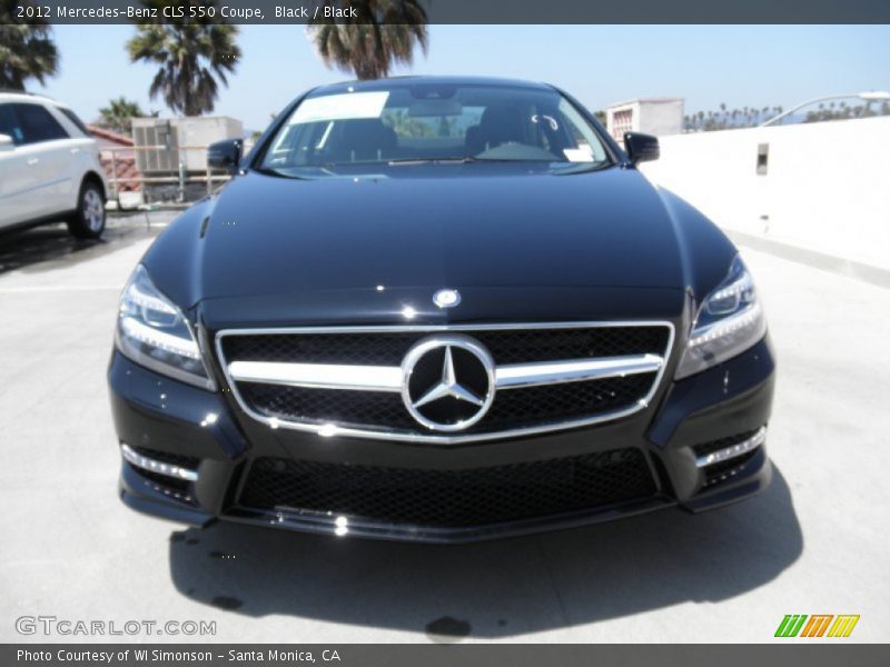 Black / Black 2012 Mercedes-Benz CLS 550 Coupe