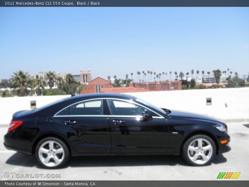 Black / Black 2012 Mercedes-Benz CLS 550 Coupe