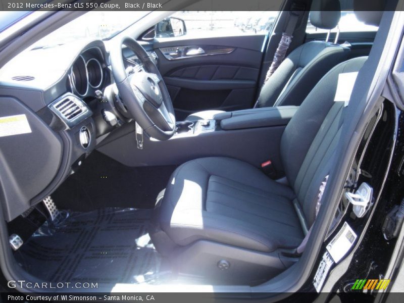 Black / Black 2012 Mercedes-Benz CLS 550 Coupe